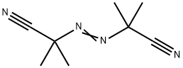 2,2'-Azobis(2-methylpropionitrile) Struktur