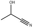2-ヒドロキシプロパンニトリル 化学構造式