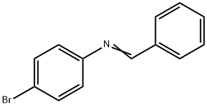 p-ブロモ-N-ベンジリデンアニリン 化学構造式