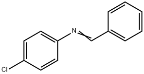 N-benzylidene-4-chloroaniline 结构式