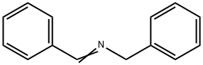 N-ベンジリデンベンゼンメタンアミン 化学構造式