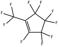 HEPTAFLUORO-1-(TRIFLUOROMETHYL)CYCLOPENT-1-ENE Struktur