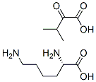 L-lysine mono(3-methyl-2-oxobutyrate) Structure