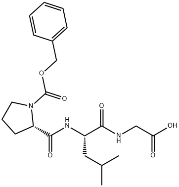 Z-PRO-LEU-GLY-OH 化学構造式