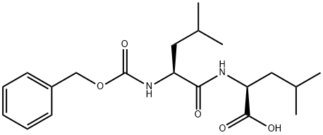 Z-L-Leu-L-Leu-OH 化学構造式