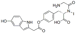iodoglycyltyrosine 5-hydroxyindole acetic acid 结构式