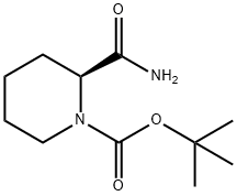 (S)-1-N-BOC-PIPERIDINE-2-CARBOXAMIDE Struktur