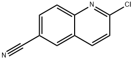 2-CHLOROQUINOLINE-6-CARBONITRILE Struktur