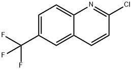2-CHLORO-6-(TRIFLUOROMETHYL)QUINOLINE Structure