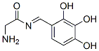Acetamide, 2-amino-N-[(2,3,4-trihydroxyphenyl)methylene]- (9CI) Structure