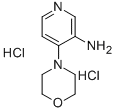 3-Pyridinamine, 4-(4-morpholinyl)-, dihydrochloride Structure