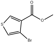 4-溴噻吩-3-羧酸甲酯 结构式