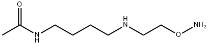 Acetamide,  N-[4-[[2-(aminooxy)ethyl]amino]butyl]- Structure