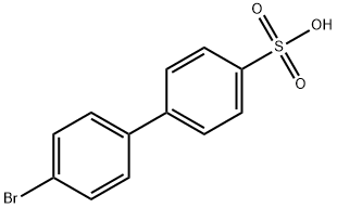 4-Bromo-4'-sulfobiphenyl 化学構造式
