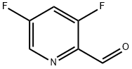 3,5-二氟-2-吡啶甲醛, 780801-58-3, 结构式