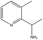 [1-(3-メチルピリジン-2-イル)エチル]アミン 化学構造式