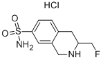3-(FLUOROMETHYL)-1,2,3,4-TETRAHYDROISOQUINOLINE-7-SULFONAMIDE HYDROCHLORIDE Structure