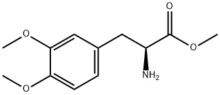 (S)-3,4-DIMETHOXYPHENYLALANINE METHYL ESTER Structure