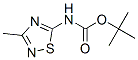 Carbamic  acid,  (3-methyl-1,2,4-thiadiazol-5-yl)-,  1,1-dimethylethyl  ester  (9CI) Structure