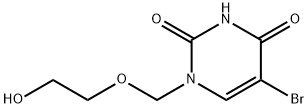 1-(2-HYDROXYETHOXY)METHYL-5-BROMOURACIL Struktur