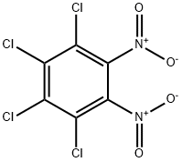 1,2,3,4-TETRACHLORO-5,6-DINITROBENZENE Struktur