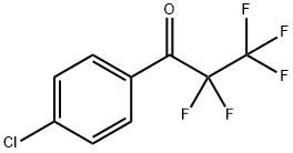 1-(4-CHLOROPHENYL)-2,2,3,3,3-PENTAFLUORO-PROPAN-1-ONE Struktur