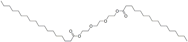 オクタデカン酸2-[2-[2-[(1-オキソヘキサデシル)オキシ]エトキシ]エトキシ]エチル 化学構造式