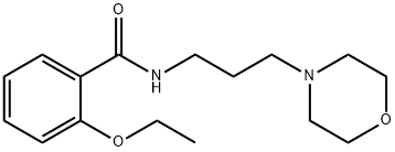 o-エトキシ-N-(3-モルホリノプロピル)ベンズアミド 化学構造式