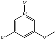 3-BROMO-5-METHOXYPYRIDINE N OXIDE, 78156-39-5, 结构式
