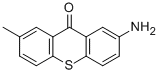 2-アミノ-7-メチル-9H-チオキサンテン-9-オン 化学構造式