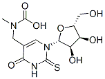 5-(carboxymethylaminomethyl)-2-thiouridine Structure