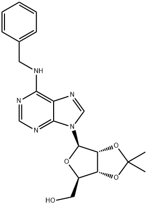N6-Benzyl-2’,3’-isopropylideneadenosine Structure
