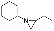 Aziridine, 1-cyclohexyl-2-(1-methylethyl)- (9CI) Struktur