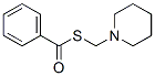 チオ安息香酸S-(1-ピペリジニルメチル) 化学構造式