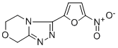 3-(5-Nitro-2-furyl)-8H-5,6-dihydro(1,2,4)triazolo(3,4-c)(1,4)oxazine Structure