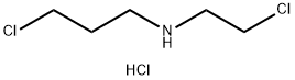 3-Chloro-N-(2-chloroethyl)-1-propanamine hydrochloride Structure