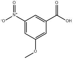 3-メトキシ-5-ニトロ安息香酸 化学構造式