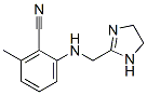 Benzonitrile, 2-[[(4,5-dihydro-1H-imidazol-2-yl)methyl]amino]-6-methyl- (9CI) Structure
