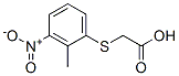 Acetic acid, [(2-methyl-3-nitrophenyl)thio]- (9CI) Struktur