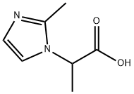 1H-Imidazole-1-aceticacid,alpha,2-dimethyl-(9CI) Structure