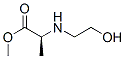 L-Alanine, N-(2-hydroxyethyl)-, methyl ester (9CI) Struktur