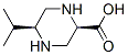 2-Piperazinecarboxylicacid,5-(1-methylethyl)-,(2R-cis)-(9CI) Structure