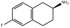 2-Naphthalenamine,6-fluoro-1,2,3,4-tetrahydro-,(S)-(9CI) Structure