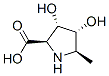 D-Proline, 3,4-dihydroxy-5-methyl-, (3S,4R,5R)- (9CI) Structure
