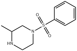 1-BENZENESULFONYL-3-METHYL-PIPERAZINE Struktur