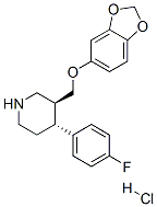 帕罗西汀盐酸盐 结构式