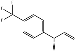 Benzene, 1-[(1S)-1-methyl-2-propenyl]-4-(trifluoromethyl)- (9CI) Struktur