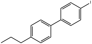 4-ヨード-4'-プロピルビフェニル 化学構造式