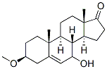 Androst-5-en-17-one,7-hydroxy-3-methoxy-,(3beta)-(9CI) Structure