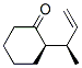 Cyclohexanone, 2-[(1R)-1-methyl-2-propenyl]-, (2R)- (9CI) Structure